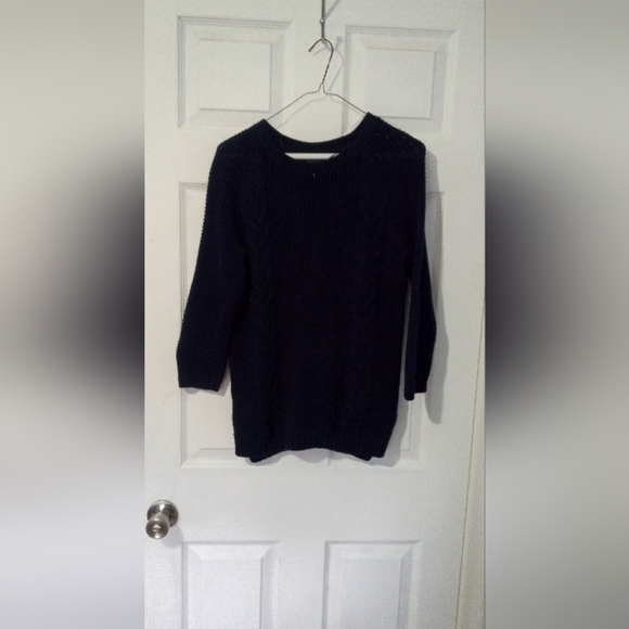 Cynthia Rowley Sweaters - Cynthia Rowley Black Crew Neck Sweater